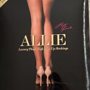 Honey Birdette Allie Hot Pink Thigh High Stockings